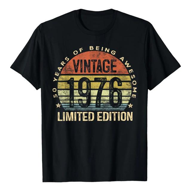 Limited Vintage T-Shirt For The 50th Birthday Of 1976 M