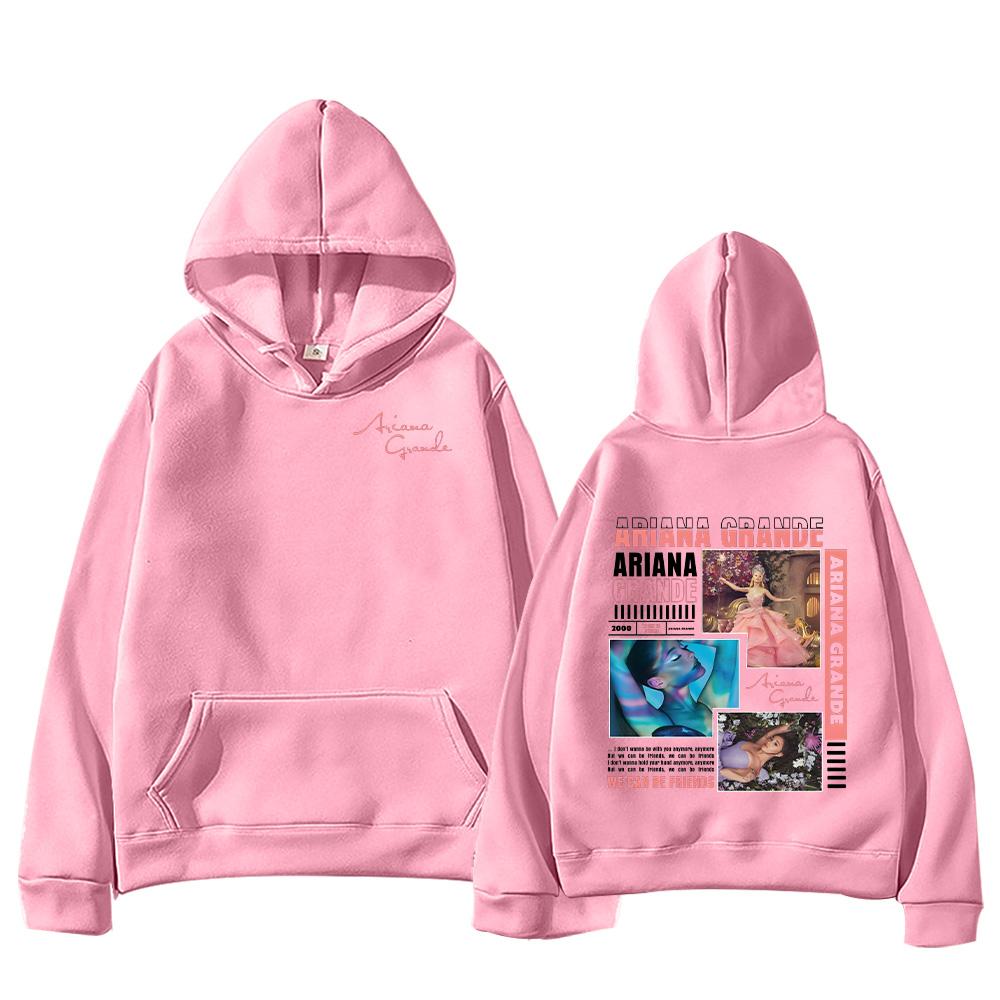 Ariana Grande Hoodies Glinda Die Gute Böse Pullover Männer Frauen Niedliche Kleidung Übergroßes Sweatshirt Neu Langarm Mode Kapuzenpullover