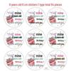 Double Full Month Happy Sticker for Kids - Gift & Party Favor Bags