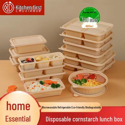 Compostable Corn Starch Disposable Food Containers