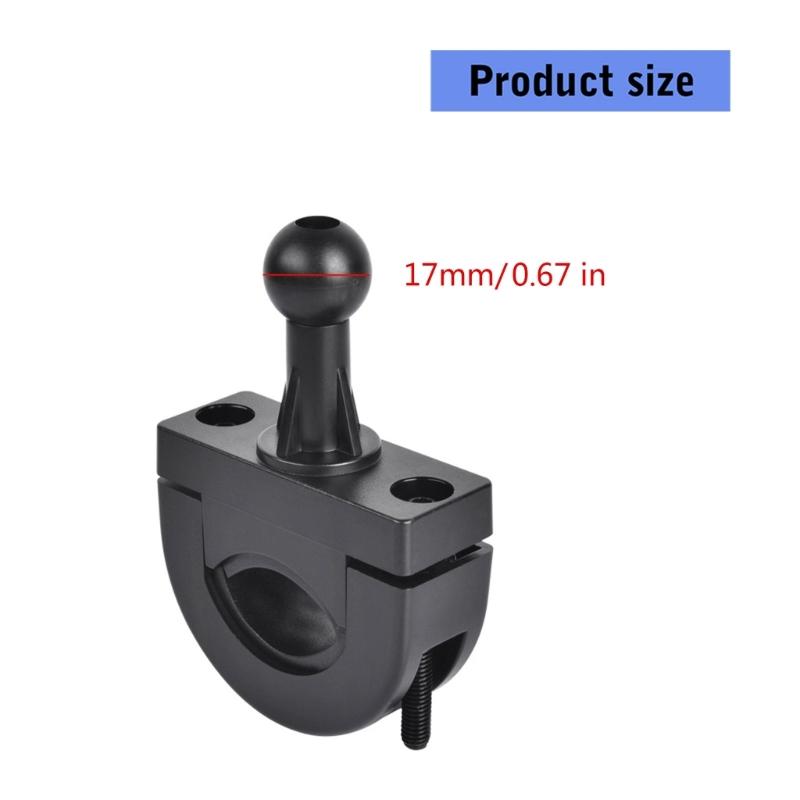Universal Bike Phone Holder Base 17mm Ball Head Adjustable Viewing Angles Easy Carry Strong Plastic Design for Travel