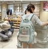 Korean Style Women's High School Backpack - Large Capacity Shoulder Handbag