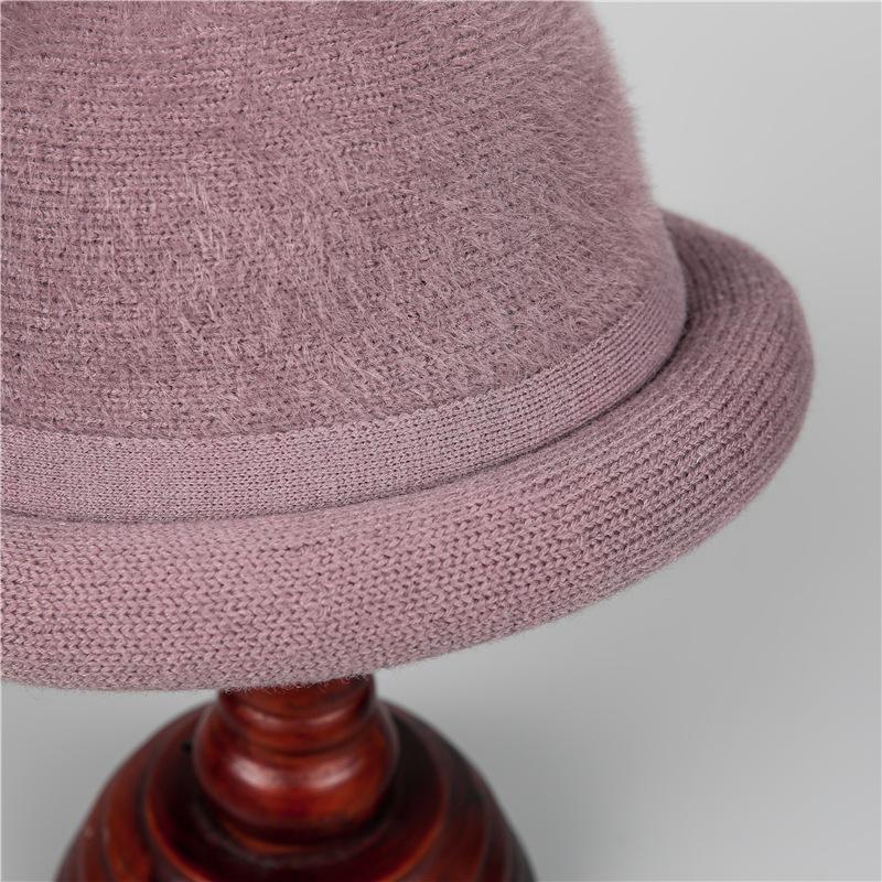 Damski wełniany melonik, modna czapka w stylu francuskim, ciepły dodatek zimowy, kapelusz dekoracyjny na specjalne okazje