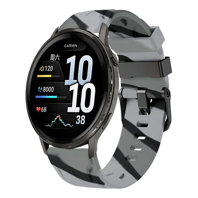 Bracelet en Silicone 22mm pour Garmin Venu 4 45mm Montre de Sport Compatible avec Garmin Venu3 Venu2 Forerunner 570(47mm)/265/255