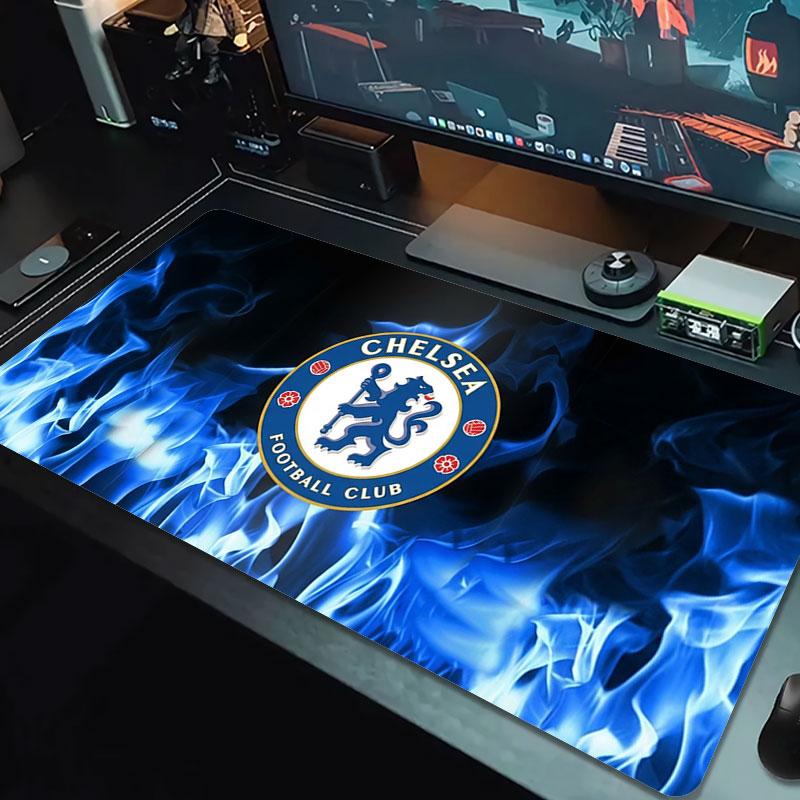 Chelsea F Large Size Mouse Pad Large Gaming Table Cushion Non-slip Laptop Tablet Big Mousepad XXL Mat Mini PC Playmat With Lock edge