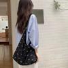Korean Version Niche Design Bow Canvas Handbag 2025 New Large-capacity Versatile Commuter Shoulder Tote Bag