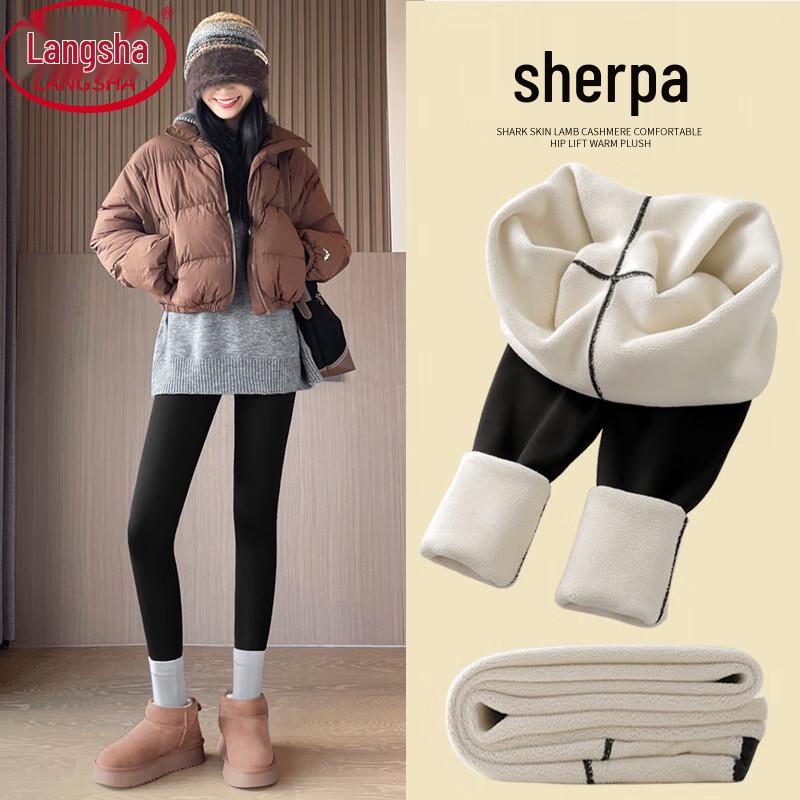 

Женские термолеггинсы Langsha из овечьей шерсти 400 г с высокой талией XL