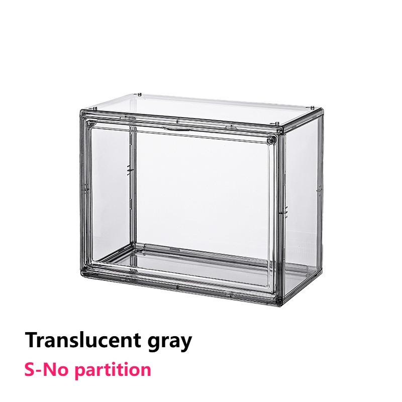 

Acrylic Transparent Display Storage Box Desktop Stackable Storage Organizer with Magnetic Lid Dustproof Showcase Collectibles