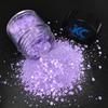 Bulk Christmas Decoration Polyester Glitter Snow Shape Chunky Glitter