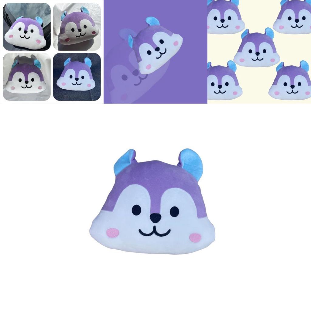 Purple Mang Stuffed Animal Pillow For Kids Cartoon Character Plush Toy