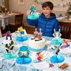Διακοσμήσεις Πάρτι Γενεθλίων Σκι 9 Τεμάχια Αθλητικός Διακοσμητικός Σκιέρ Διακόσμηση Γενεθλίων Σκι Κηρήθρες Κεντρικά Διακοσμητικά για Τραπέζι Σπιτιού