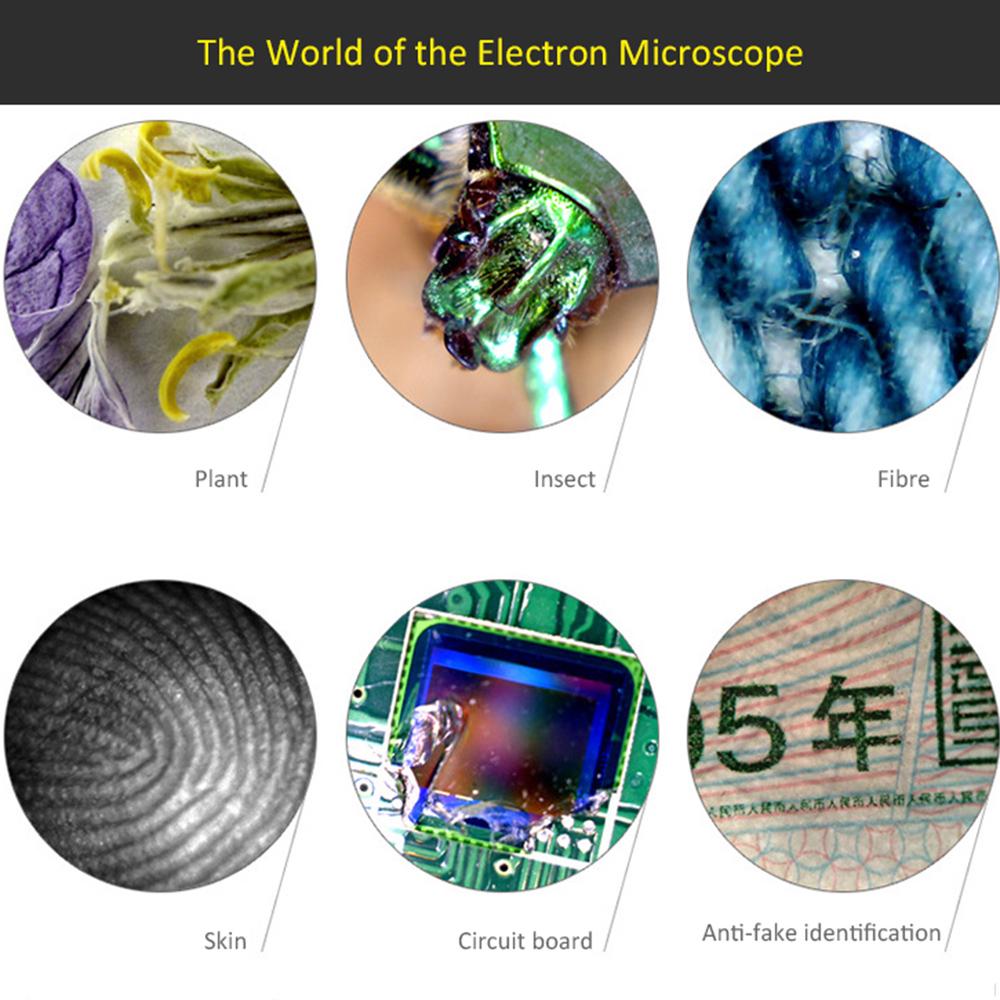 

1000x Magnification USB Digital Microscope Built-in 8 LED Camera Magnifier with Base Stand Holder Support for dows Celsius Celsius 7 8 10C