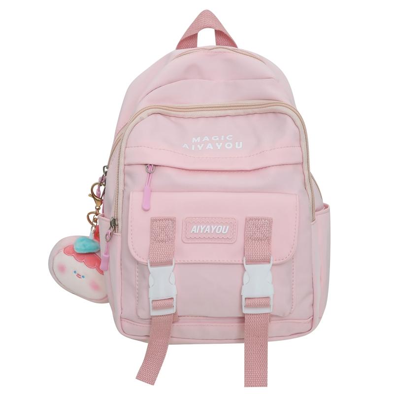 

Рюкзак Студентка Туристичний рюкзак Малий шкільний портфель рожевий