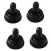 10PCS Waterproof Black Electrical Switch Covers 6mm Rubber Waterproof Rubber Rocker Boot Switch Covers
