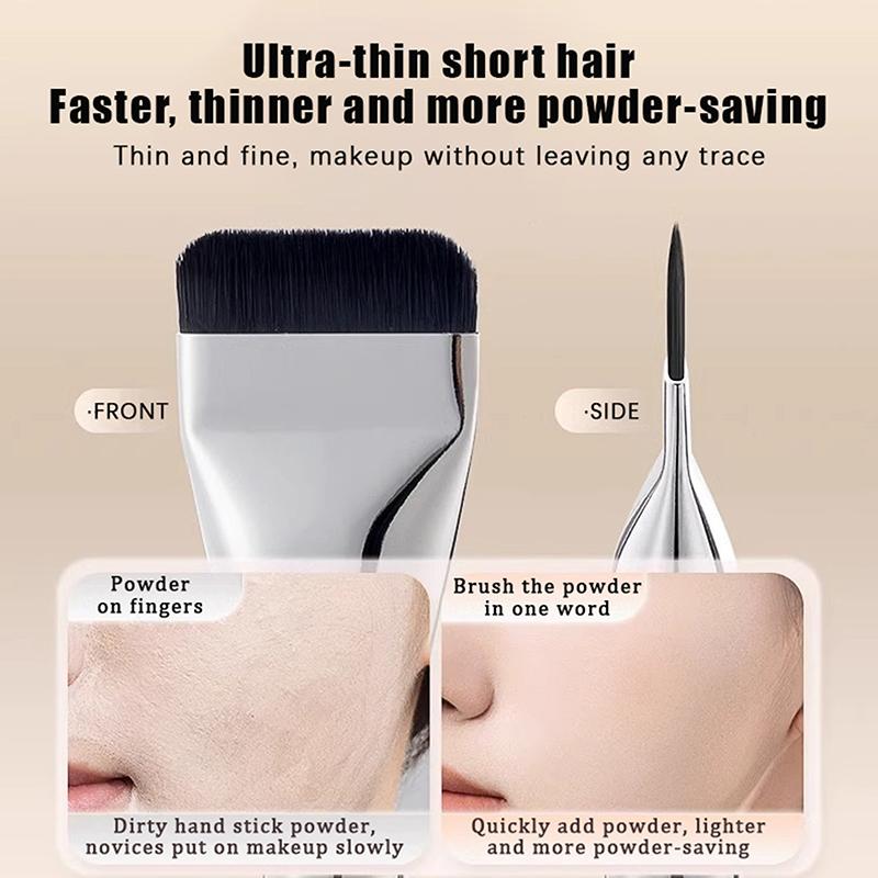 1 sada trojúhelníková černobílá houbička na make-up plochý štětec na make-up štětec na konturování mini houbička na prst nástroj na air cushion korektor