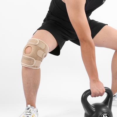 1 STÜCKE Einstellbare Elastische Kniestütze Kniepolster Patella Knieschützer Loch Sport Kniepolster Sicherheitsschutzgurt Zum Laufen