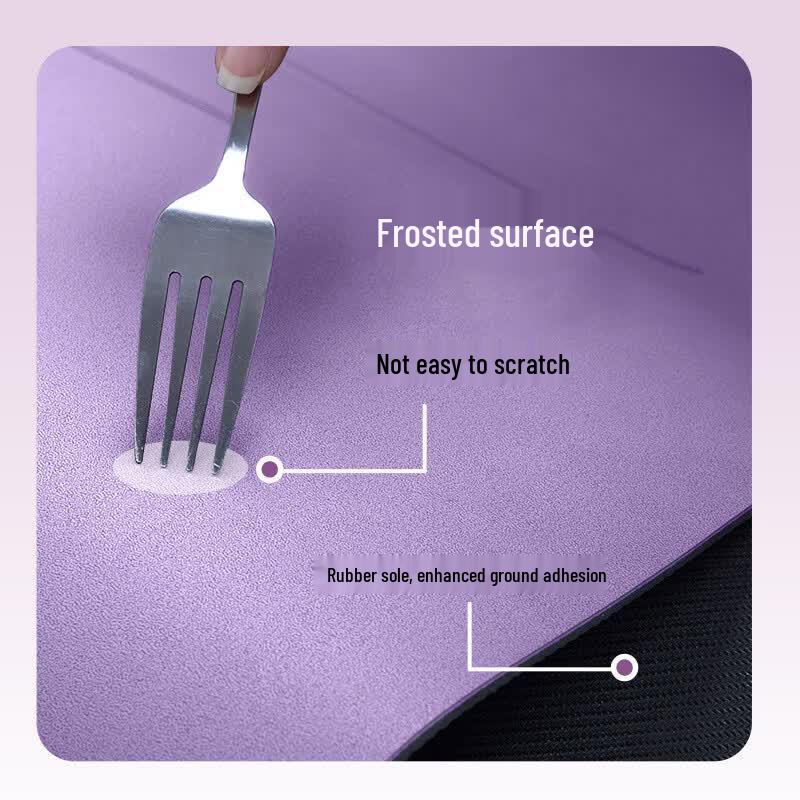Frosted Natural Rubber Yoga Mat
