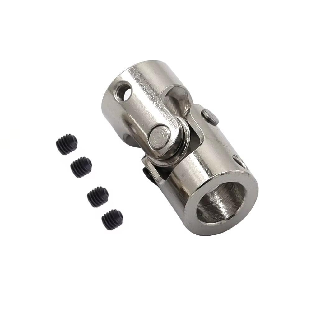 Silver Motor Connector 2.3/3/4/5/6/8/10/12mm Shaft Coupler New Cardan Joint for RC Car Boat
