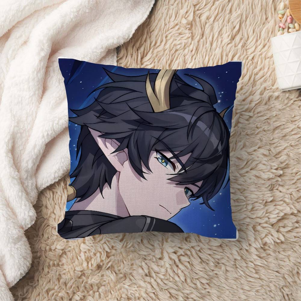 Anime Honkai Star Rail Dan Heng Cushion Cover Car Throw Pillow Case For Sofa Car Christmas Gift xcm xcm