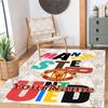 Manchester Customize Your Name Floor Mat Perfect for Game Room Decorate room Foyer Dormitory Antislip Carpet Office home decor