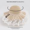 UV Protection Butterfly Knot Straw Hat Straw Sun Protection Hat New Sunshade Hat  Outdoor