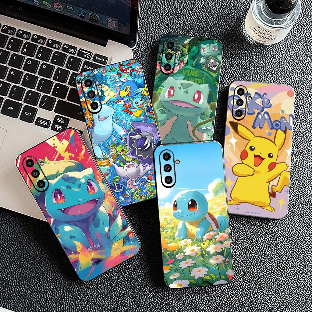 Soft Cover for Xiaomi Redmi 15 9A 9C NFC 7A 9T Note 9 8 7 8T 15c A5 Coque Phone Case Squirtle P-Pokemons GO P-Pikachus