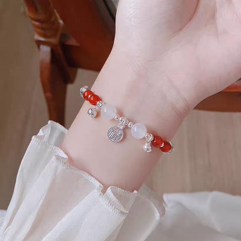 Fu brățară clopoțel de marcă ins nou design nișă chinezesc versatil temperament blând brățară la modă iubită