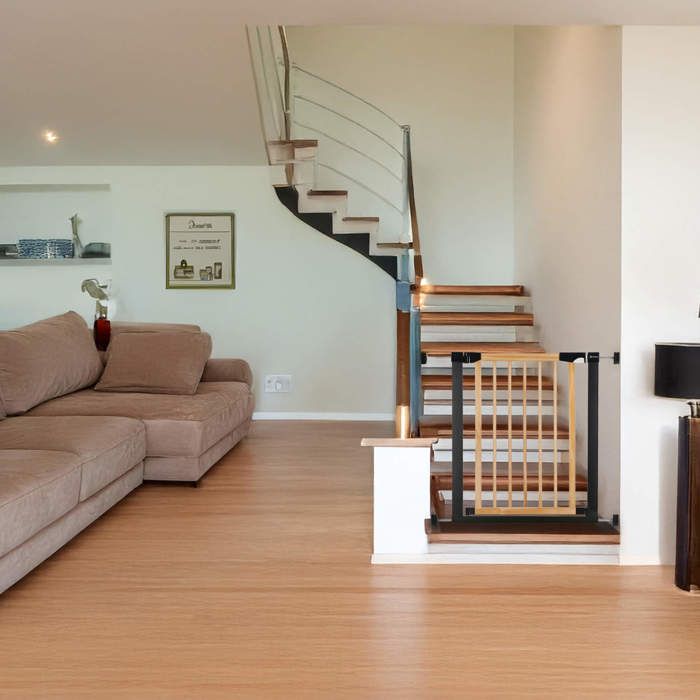 Springos® Barrière de Sécurité Bébé - Escaliers, Portes 75-110 cm