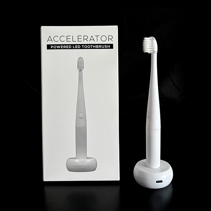 Patent Design White Light Parent Friendly Illuminated Oral Plaque Detection Check with Fun for Children LED Kids Toothbrush белый