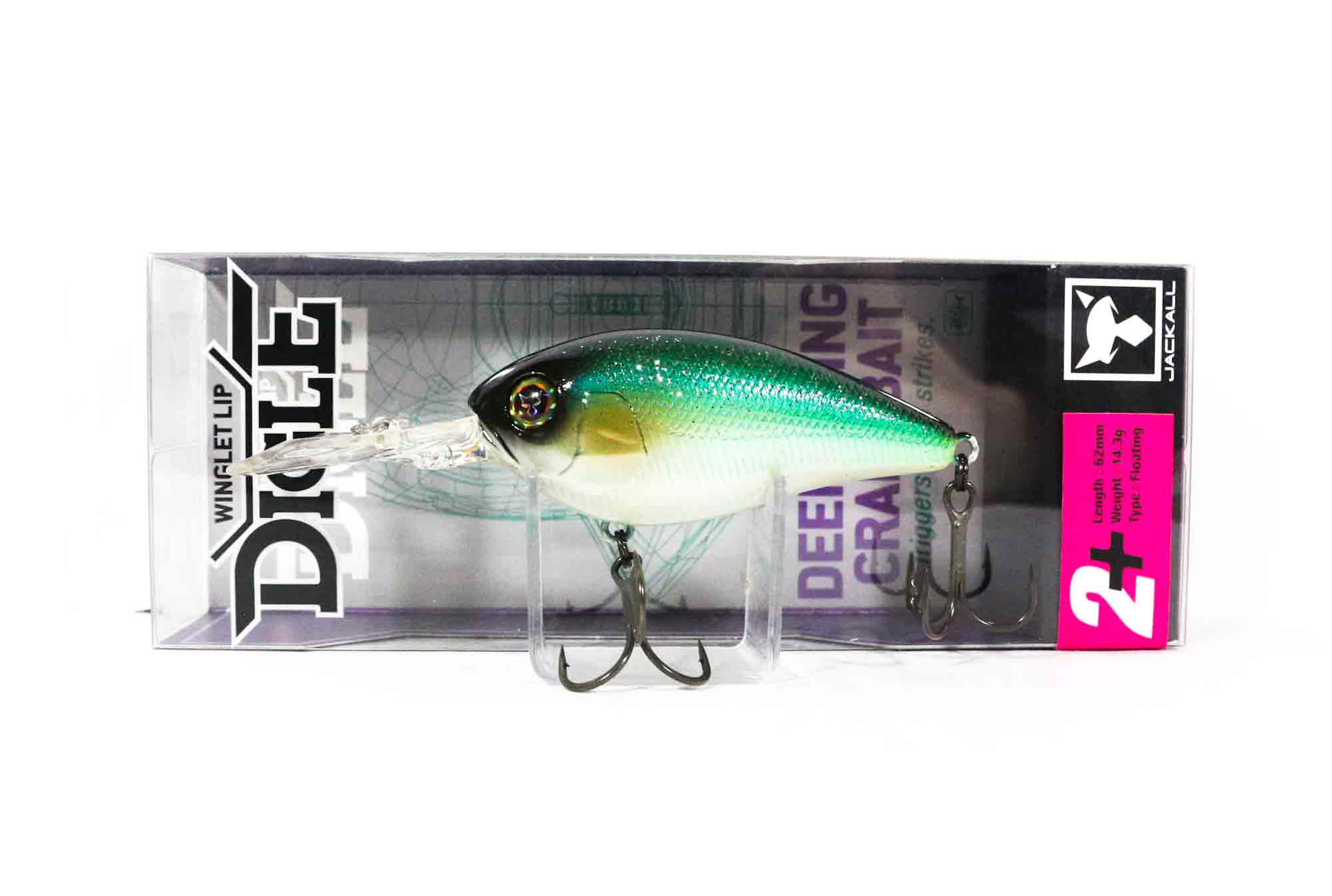 

Jackall Digle 2+ Crank Bait Плавающая приманка SK Dark Thander (2045)