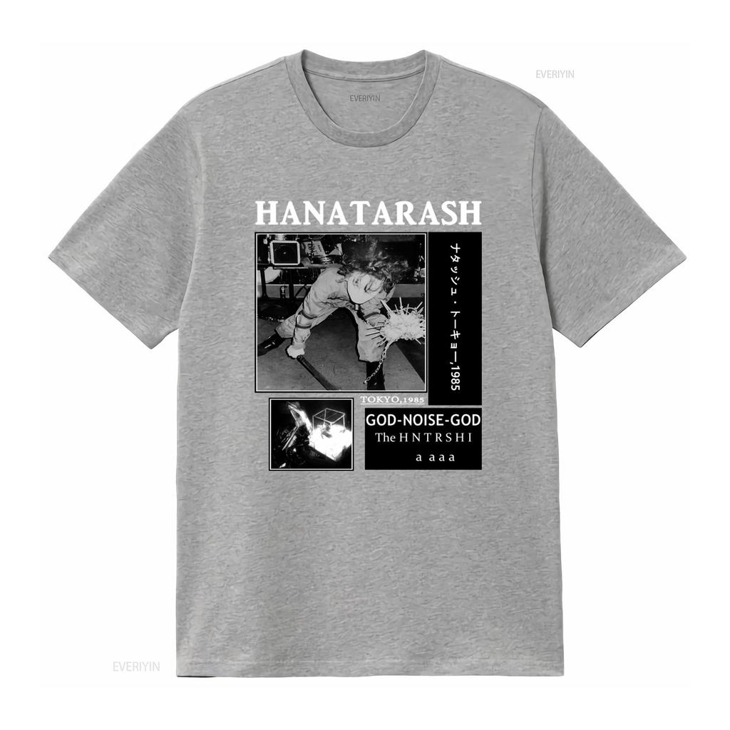 Hanatarash Noise God Reprinted Vintage Tokyo 1985 Rock Band T Shirt for Fan vintage Washed Unisex Slightly graphic fashion