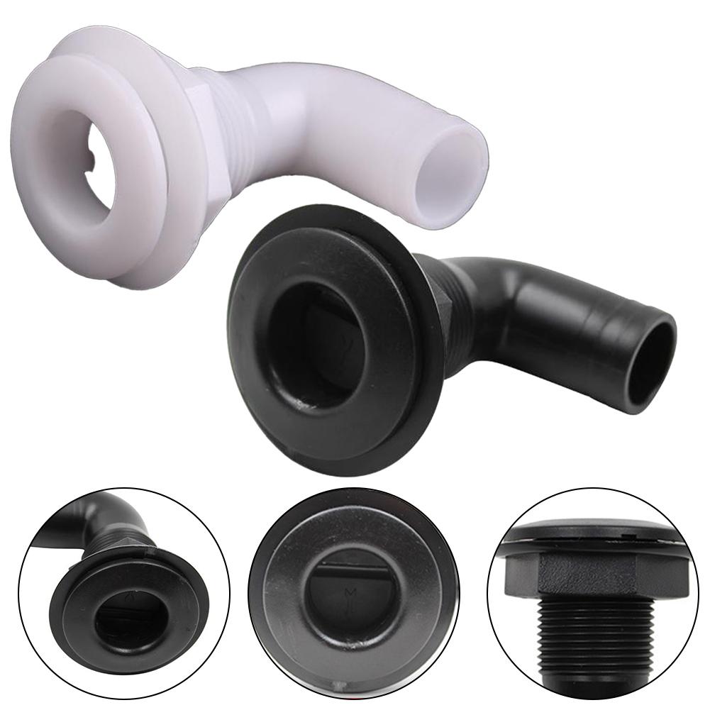 90° Boat Hose Pipe Elbow Bilge Pump Drain Bilge Drain Outlet Check Valve Marine Drainage Outlet Yacht Bilge Drainage Outlet