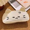 Kawaii Stationery Storage Bag Funny Kitty Stationer Bag  Student Stationery
