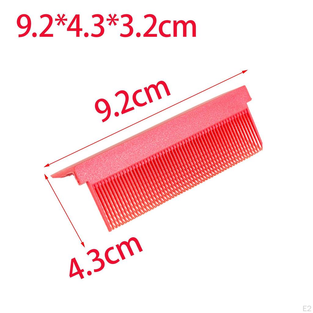 Comb Accessory for Salon Home DIY Reusable Fine Hair Professional Nylon