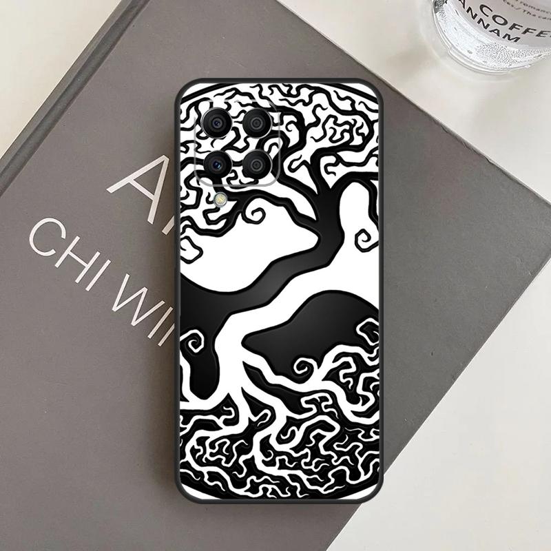 Tree of Life Yin Yang Case For Samsung Galaxy M15 M35 M55 M56 M36 M16 M06 M31 M13 M33 M53 M12 M32 M52 M14 M34 M54