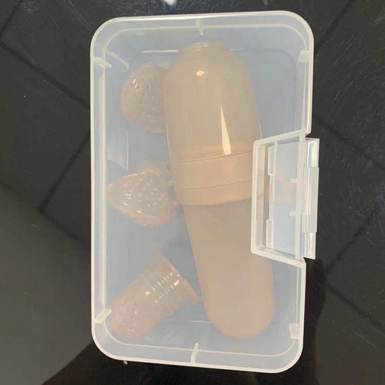 Baby Fruit and Vegetable Feeder Teether with Silicone Spoon