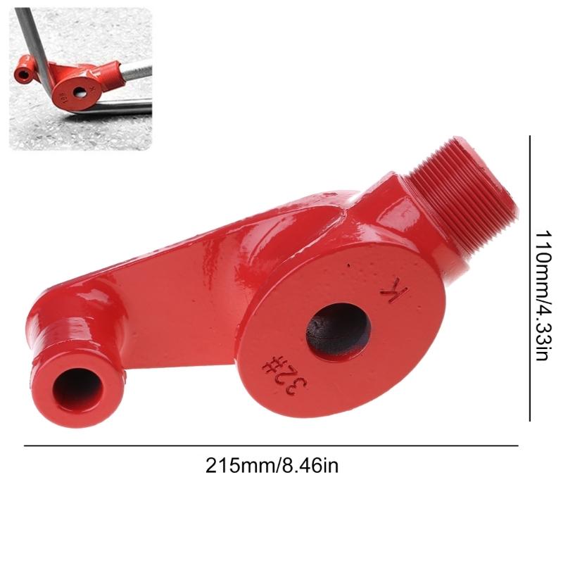 Praktischer manueller Rohrbieger Biegegerät für schnelles Drahtrohrbiegen Geeignet für Elektroinstallation