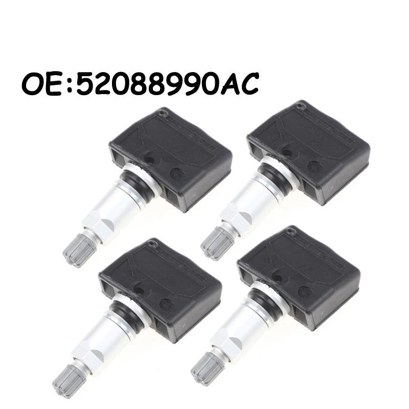 

4 шт./лот, новинка для Chrysler Dodge Jeep Schrader 52088990AC 52088990AD, датчик давления в шинах TPMS