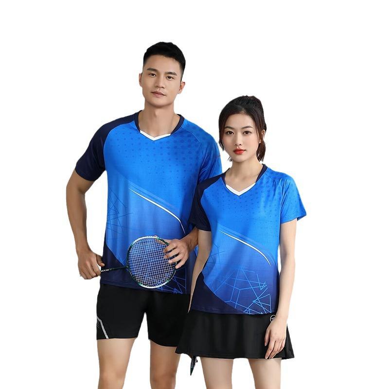 Korean Style Quick-Dry Breathable Table Tennis & Badminton Clothing Set for Men and Women - New Spring/Summer