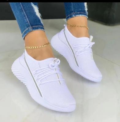 Fashion Women Shoes New Fashion  Platform Mid Heel Casual Shoes Trade Plus Size Running Sneakers Women's Shoes On Offer
