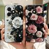 For Itel A50 A50C A667L A669L Beautiful Bow Rose Painting Phone Case For ItelA50 ItelA50C Soft Silicone Shockproof Cases