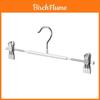 Stainless Steel Pants Hangers With Nonslip Clips For Home Storage And Laundry Organization