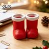 Indoor Christmas Decoration Supplies Theme Ornaments, Santa Hats/Boots/Gloves Decorative PLA Figures, 3D Printed Holiday Crafts for Home Showcase