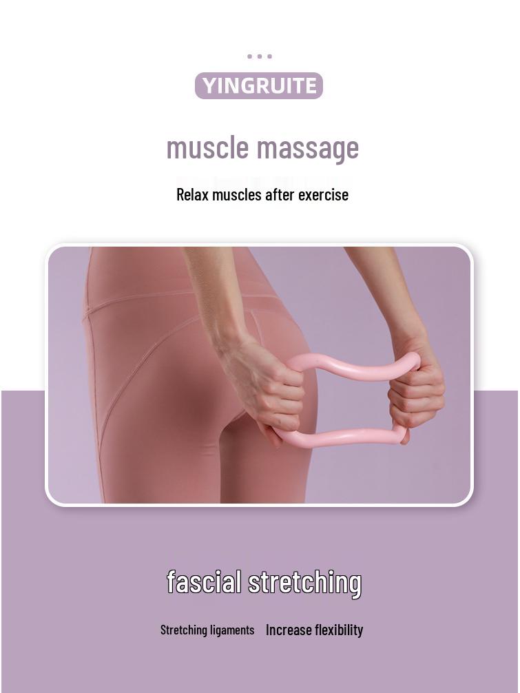 Yoga Circle for Shoulder & Back Opening, Leg & Shoulder Slimming, Stretching, and Fitness - Beautiful Back Magic Ring