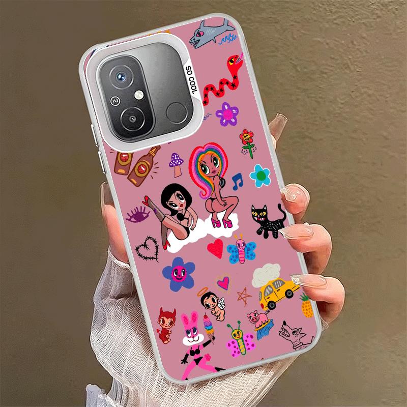 Karolg M-Manana Sera B-Bonito Soft Phone Case for Xiaomi Redmi 15C 15 14C 13C 12C Poco X5 X6 X7 Pro X3 F8 F7 Ultra M8 13 12 Cove