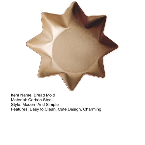 Non-Stick Mini Pie Plate Tortilla Shell Pans Octagon Star Bread Pan Taco