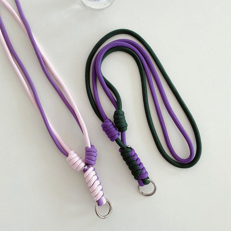 Γυναικείο Δημιουργικό Κορδόνι Κινητού Crossbody με Πλεγμένο Σχοινί και Λουράκι Καρπού