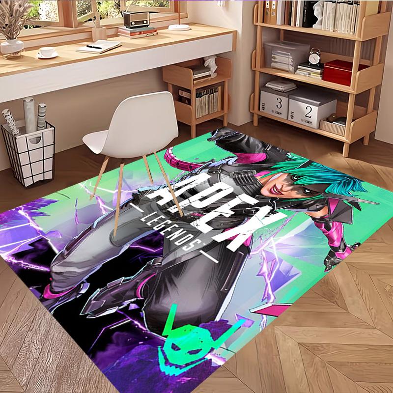 Tappeto Stampato Apex Legends, Tappeto da Pavimento Lavabile, Per Ingresso Stanza del Dormitorio Lavanderia Ufficio Studio, Decorazione per la Casa Regalo di Compleanno Natale