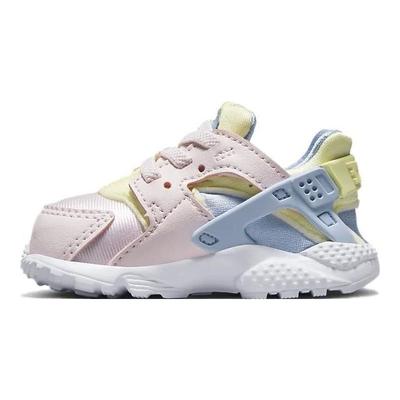 Huarache Run TD Pearl Pink Cobalt Bliss Baby-Sneaker Citron-Tint Weiß 704950-609
