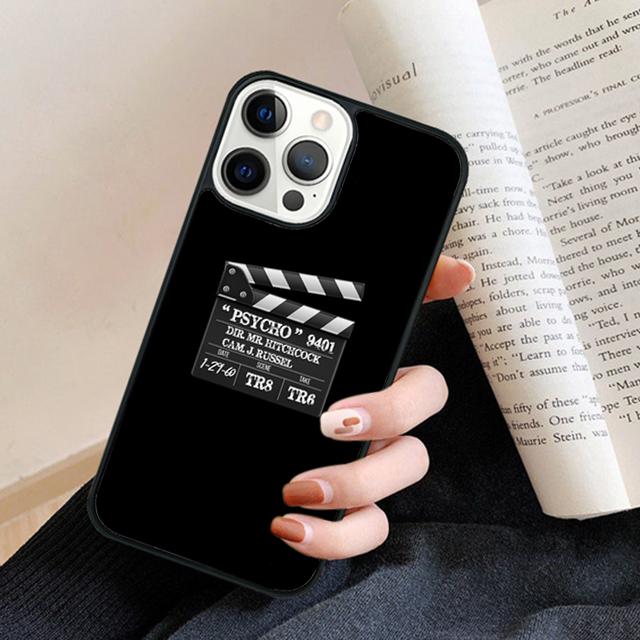 Film Movie Clapperboard Clapper Board Phone Case Back Cover for iPhone 17 Air 16 15 14 13 11 12 Pro Max Plus